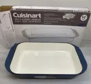 New In Box Cuisinart Enameled Cast Iron Lasagna Pan