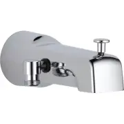 6.5 inch Long Pull-Up Diverter Tub Spout Chrome Rust and Corrosion Resistant