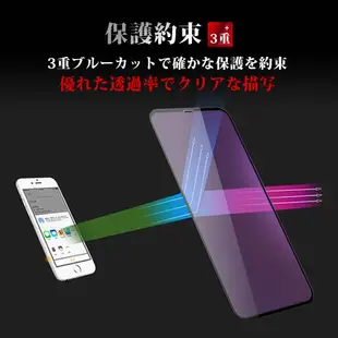 【AGC日本玻璃】 IPhone 7/8 PLUS 保護貼 保護膜 黑框藍光全覆蓋 旭硝子鋼化玻璃膜 (6.7折)