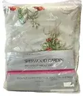 Vintage Sears Sherwood Garden Floral Perma Percale Twin Fitted Sheet 39”x75” New