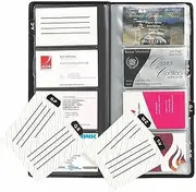 MARBIG(R) 8703502 Business Card Holder 96Cap Black