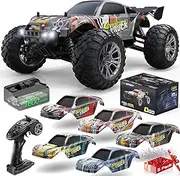 HHD 1/16 Off-Road RC Car All Terrain for Adults,Max 50kph Electric RTR Brushless RC Truck