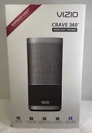 VIZIO SmartCast/Google Cast Crave 360 Multi-Room Black Wireless Speaker SP50-D5