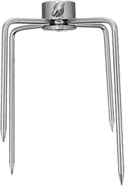 Set of Rotisserie Meat Forks BBQ Spit Forks Stainless Steel for Outdoor Cooking Easy to Use Clean BBQ