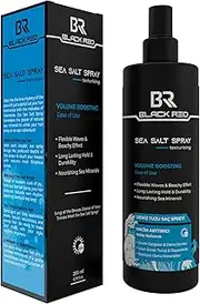 black red® Beach Matt Texture Sea Salt Hair Spray, Medium Hold, UV Protection, 200 ml