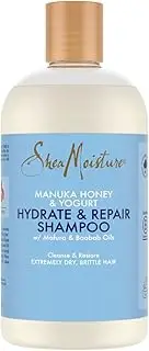 [SHEA MOISTURE] Manuka Honey & Yoghurt Hydrate + Repair Shampoo 384 ml Moisturising and Repairing Hair Detergent