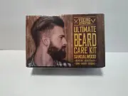 Viking Revolution - Ultimate Beard Care Kit - Oil Balm Comb Brush Scissors ~ NEW
