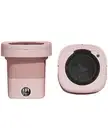 Mini Foldable Electric Washing Machine, Portable Pink Washing Machine
