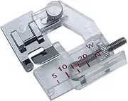 Rolled Hem Pressure Foot Sewing Machine Presser Foot Adjustable Bias Binder Foot Hemmer Foot for Domestic Sewing Machines (37 * 42CM)