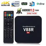 V88R Android TV Box 4K Ultra HD Smart Streaming Media Player 2GB RAM 16GB ROM