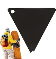 [Xinhuju] Snowboard Wax Scraper, Snowboard Acrylic Tool Scraper, Portable Ski and Snowboard Wax Scraper for Wide Ski and Snowboard Scraper, Outdoor