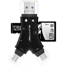 在飛比找樂天市場購物網優惠-[3美國直購] SUNTRSI SD Card USB 3.