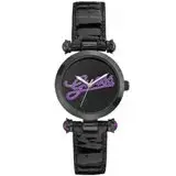在飛比找遠傳friDay購物優惠-GUESS 浮華摩登漆靚時尚腕錶(紫)