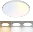 13 Inch LED Ceiling Light, 3 Color Selectable 3000K/4500K/6000K Thin Flat LED Su