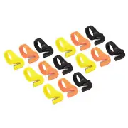 15Pcs Plastic Quilting Sewing Thread Cutter Ring, Yarn Cutter Ring, 3Color