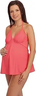 (8, Coral) - Be Mammy Maternity Bathing Suit Ariane