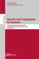 Security and Cryptography for Networks ― 10th International Conference, Scn 2016, Amalfi, Italy, August 31 ?September 2, 2016, Proceedings