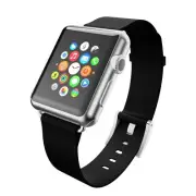 NEW! Apple Watch Band Incipio Premium Leather Replacement Band 38MM Ebony Black