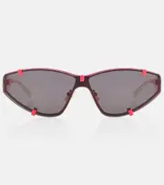 [Bottega Veneta] Bottega Veneta Grip shield sunglasses One Size pink