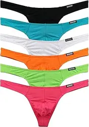 [iKingsky] Men's Modal Thong Underwear Sexy Low Rise T-Back Men Under Panties