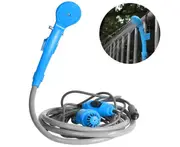 Shower,Electric Portable Car Shower - Blue12V Car Cigarette Lighter Portable Shower Electrical Pump For Outdoor Camping Car