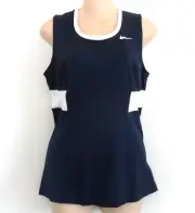 Nike Dri-Fit POWER TANK TOP Tennis Sleeveless Stretch Shirt golf Womens sz S nwt