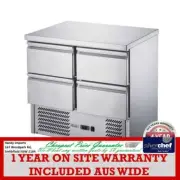 4 drawers S/S benchtop fridge - XGNS900-4D