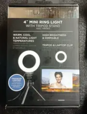 LuMee Studio 4’’ Mini Ring Light with TriPod Stand for Influencers creators