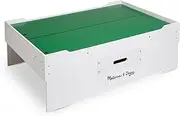 Melissa & Doug Deluxe Wooden Multi-Activity Play Table - for Trains, Puzzles, Games, More