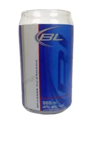 Bud Light Beer Can Shaped Glass NHL Canada 355ml RARE 1990's Full decaled