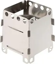 Outdoor Camping Stove, Portable Folding Stainless Steel Wood Stove Wood Oven Curing Stove,for Picnic BBQ Cooking Backpack Furnace