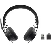 Logitech Zone Wireless Noise-Canceling On-Ear Headset (UC / USB Type-C, OEM Pack