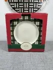 Set Of 4 Target Home HOLLY - PLAID 10.75" Dinner Plates-NIB