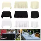 Luxury Tablecloth Cover 54" - 132" Extra Large Round Rectangle Square Fabric