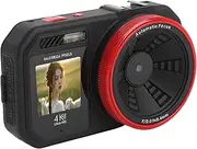 Dual Screens Digital Camera for Photography, 64MP Vlogging Cameras 2.8" Screen with 18X Digital Zoom, Compact Autofocus Video Camera for Travel (Black)