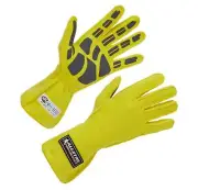 Allstar Performance ALL916095 Driving Gloves SFI 3.3/5 Outseam D/L XL Yellow