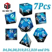 7PCS DND Dice Set Polyhedral Dice for Dungeons & Dragons Rpg D&D MTG Table Games