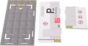 1:32 Scale Parking Lot, Parking Lot Model Hand Crafted Simulation Innovative 3pcs for Present (Parking Lot Model)
