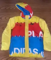 ADIDAS X LEGO KIDS UNISEX 2IN1 WINTER JACKET/VEST SIZE SMALL NWT $220