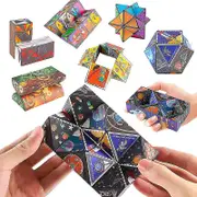 3d Changeable Variety Magnetic Magic Cube Hand Flip Puzzle Anti Stress Toys Gift Life