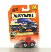 MATCHBOX #13 - RED - SHOVEL NOSE TRACTOR - MINT ON CARD 1997