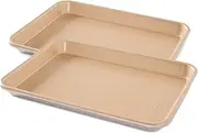 Nordic Ware Naturals Nonstick Quarter Sheet Baking Pan, 2-Pack