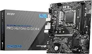 MSI PRO H610M-G DDR4 Intel LGA 1700 mATX Motherboard