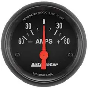 Autometer Z-Series Ammeter Electric - +/- 60A, 2 1/16 Inch, Short Sweep, AU2644