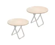 SOGA 2X 80cm Light Wood Color Table Versatile Use Modern Design for Home Decor