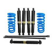 2" Lift Kit Raw Torsion Bar Lovells Coil Damper for Toyota 4 Runner 130 Series
