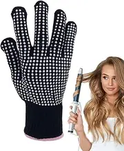 BBQ Gloves - Heated Hair Styling Gloves, BBQ Gloves | Heat Resistant Gloves for Cooking Grilling - Multifunctional Fireproof Mitts, Non Slip Oven Gloves