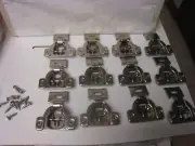 12 Pcs (6 Pairs) - 1/2" Overlay Face Frame Concealed Cabinet Door Hinges W/scrws