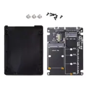 2 In MSATA/for M.2 NGFF to SATA3 Converter Adapter Card for Case Enclosure for