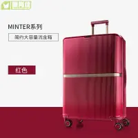 在飛比找樂天市場購物網優惠-新秀麗行李箱MINTER系列HH5拉桿箱時尚條紋旅行箱登機箱